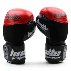 Bulls professional premium leather boxing gloves 14 oz.